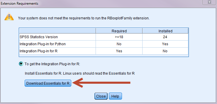spss statistics r essentials : how to install r... Installing SPSS