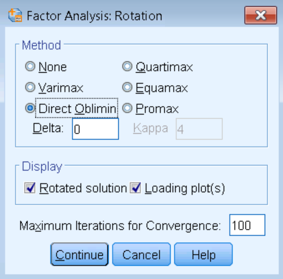 Principal Components (PCA) and Exploratory Factor Analysis (EFA) with SPSS